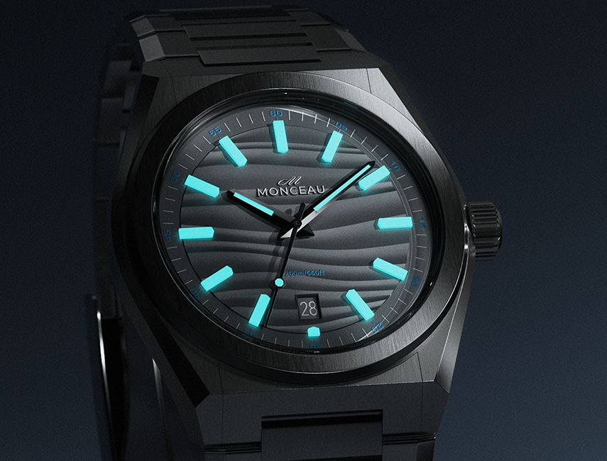 Contoured dials